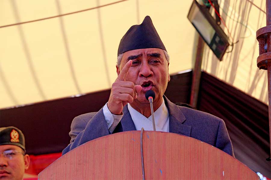 नेपाली कांग्रेस  राष्ट्रियताको प्रति गम्भीर छ  - सभापति देउवा