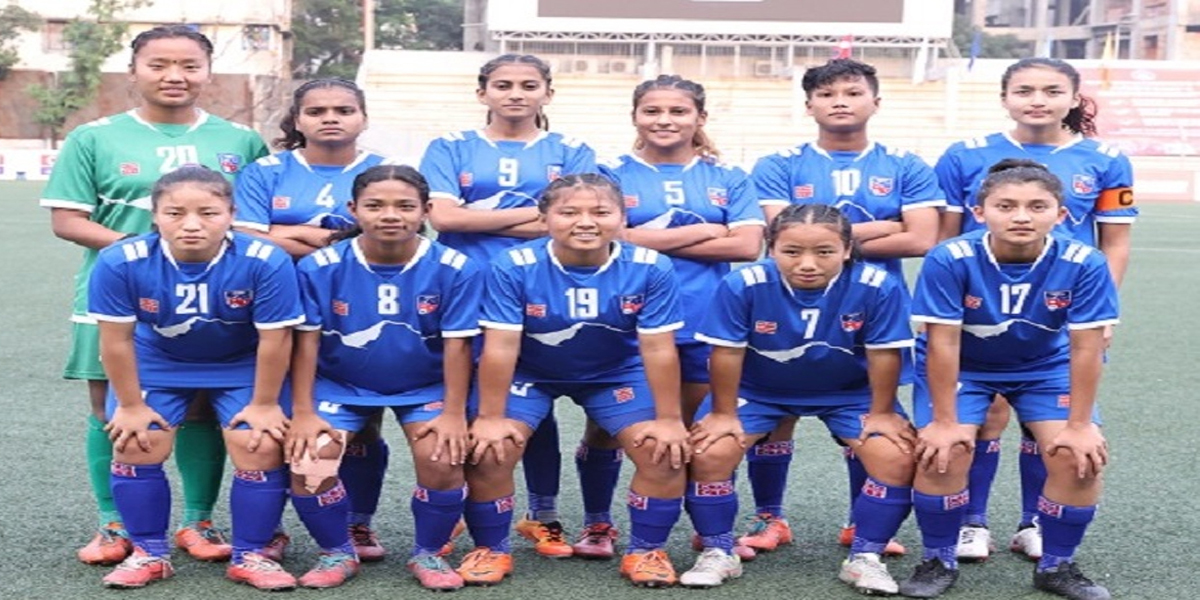 यु–१५ महिला च्याम्पियनसिप फुटबल : आज नेपाल र बङ्गलादेश खेल्दै